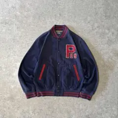 90s ポロバイラルフローレン スタジャン 刺繍ロゴ ヴィンテージ ジャケット