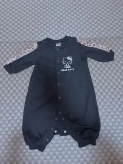 フタフタ HELLO KITTY ロンパース 70サイズ ブラック