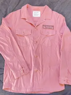 BAYFLOW ピンク 長袖シャツ サーフ＆スケート　M-Lサイズ