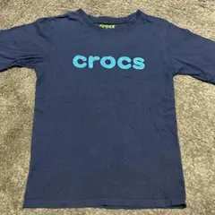 crocs　クロックス　Tシャツ　紺色　ロゴTシャツ　半袖　男の子　160cmのサムネイル