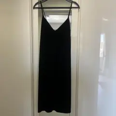 ZARA キャミワンピース ブラック S