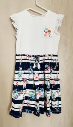 おまけ付き トゥッティーピューロ フリル袖ワンピース120-130cm