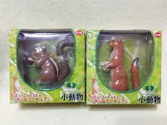 パズルコレクション パズル型小動物 フィギュア リス オコジョセット