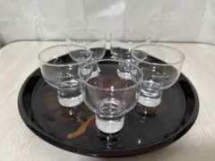 柳宗理　清酒グラス 5個セット　昭和レトロ　日本酒　冷酒