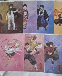 鬼滅の刃 アニプレックスオンラインくじ E賞 クリアファイル7点