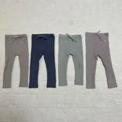 marvi XS 80cm リブレギンスパンツセット　まとめ売り　ベビー