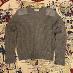 80s L.L.Bean 英国製 コマンドセーター ミリタリーニット