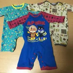 長袖ロンパース 70☆3枚セット アンパンマン