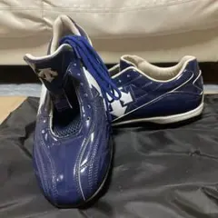 DESCENTE 野球 スパイク ネイビー 58 - メルカリ