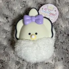 【タイトー限定】つぶらな瞳のなまがき おくるみ ソフビドール　パープル　紫