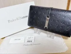 【美品】PINKY&DIANNE 長財布　黒　ブラック ピンキーアンドダイアン
