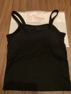 Veimia パッド付きブラキャミソール ブラック Ｍ