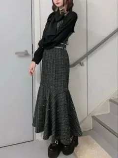 AnkRouge 2wayツイードワンピース ♡完売品♡未使用♡