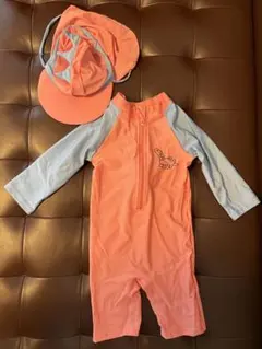 恐竜モチーフ ラッシュガード帽子付き