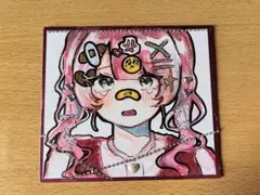 一点物 原画 手描きイラスト キラキラ装飾 女の子オリジナル作品