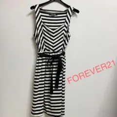 FOREVER21    ワンピース   白黒  ボーダー