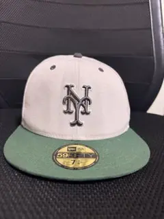 New Era 59FIFTY ベースボールキャップ 7 1/4 グレーグリーン