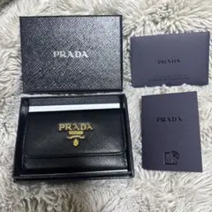 美品！値下げ不可！PRADA ブラックレザー キーケース