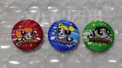 パワーパフガールズ　刺繍缶バッチ