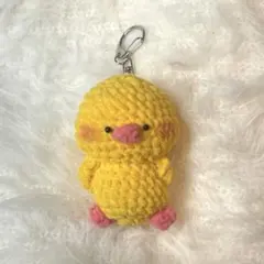 あみぐるみ　ひよこ　キーホルダー