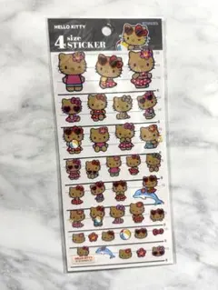 ⭐︎正規品⭐︎ 日焼けキティ　シール　4サイズ　4sizeステッカー