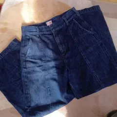 Lee ワイドパンツ Mサイズ ダークデニム