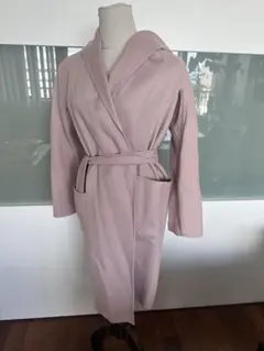 マックスマーラ CUCITO A MANO フード付きピンクロングコート 2026年最新】Max Mara カラー：ピンク系 レディース ロングコートの