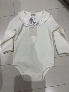 petit main ミッフィー　襟付きロンパース　80