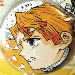 鬼滅の刃 缶バッジ&特製ホルダー 我妻善逸　缶バッジ＆ホルダー