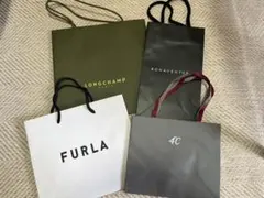 【お値下げ】ブランド ショップ袋 4枚セット　紙袋のサムネイル
