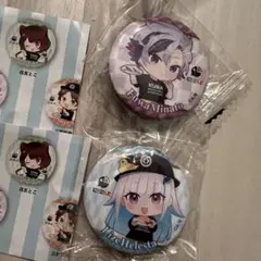 にじさんじ　くら寿司　缶バッジ　2点
