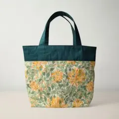 ウィリアム・モリスの生地使用　ミニトートバッグ　値下げ不可能