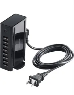 エレコム USB コンセント 充電器 合計70Wブラック EC-ACD05BK