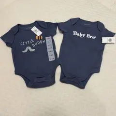 OLD NAVY ベビーボディースーツ 2枚セット 3-6M 新品タグ付き