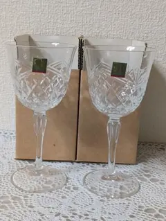 HOYA クリスタルワイングラス 2個セット
