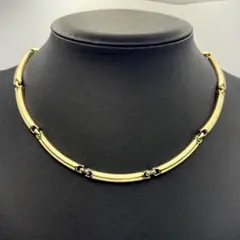 美品✨クリスチャンディオール　ヴィンテージ　ゴールド　ネックレス ホワイト
