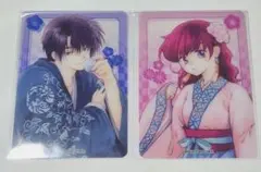 暁のヨナ コラボレーションカフェ クリアカード ハク ヨナ 2枚セット