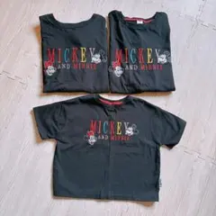 最終値下げ　ミッキー　ミニー　Tシャツ　親子　お揃い　ディズニー　M Ｌ　90のサムネイル