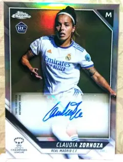 レアル マドリード クラウディア ゾルノザ topps auto サイン カード
