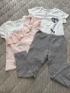 【新品未使用】バトーブルー Tシャツパンツ3枚セット 120