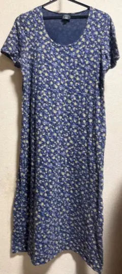 Laura Ashley 花柄 半袖ワンピース UKサイズでXL