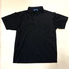 黒 メッシュポロシャツ Mサイズ