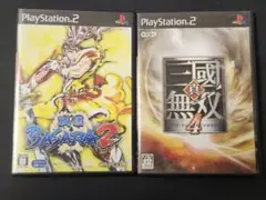 PS2 戦国BASARA2 真・三國無双4 2本セット