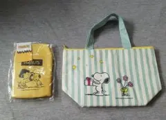 PEANUTS スヌーピー 保冷保温 トートバッグ&ペットボトルカバー