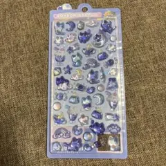 BONBON DROP ボンボンドロップシール 動物 猫 月 ブルー クーリア