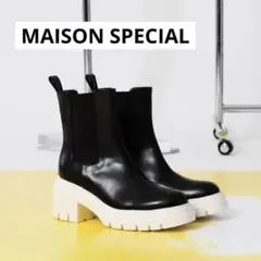 MAISON SPECIAL メゾンスペシャル　ヒールサイドゴアブーツ　38のサムネイル