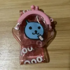 Qoo クー ビニール製 リストバンド付きがま口 小銭入れ