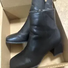 オリエンタルトラフィック ワイドスクエアトゥミドルブーツ