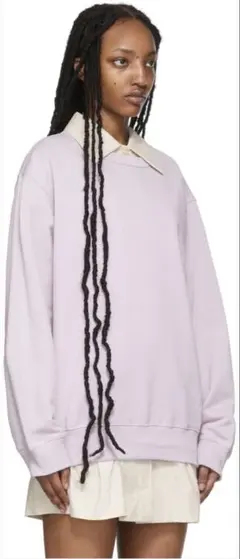 美品 ドリス ヴァン ノッテン リボン スウェット　半袖トップス　白　トレーナー 2025年最新】DRIES VAN NOTEN レディース トレーナー・スウェットの