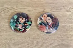 鬼滅の刃 原作缶バッジ 竈門炭治郎 炭治郎＆禰豆子 2点セット